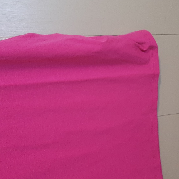 Maternity Tee Shirt Sonoma Brand Vibrant Pink With OH GIRL On Front Size XL - Picture 12 of 13